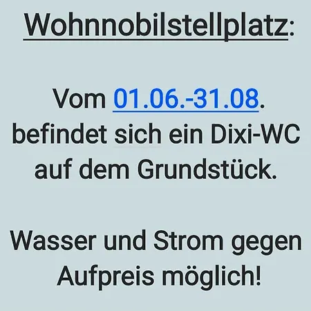 Mueritz Nationalpark - Wohnmobilstellplatz In Der Mecklenburgischen Seenplatte Strom & Wasser Vor Ort Campingplads Carpin
